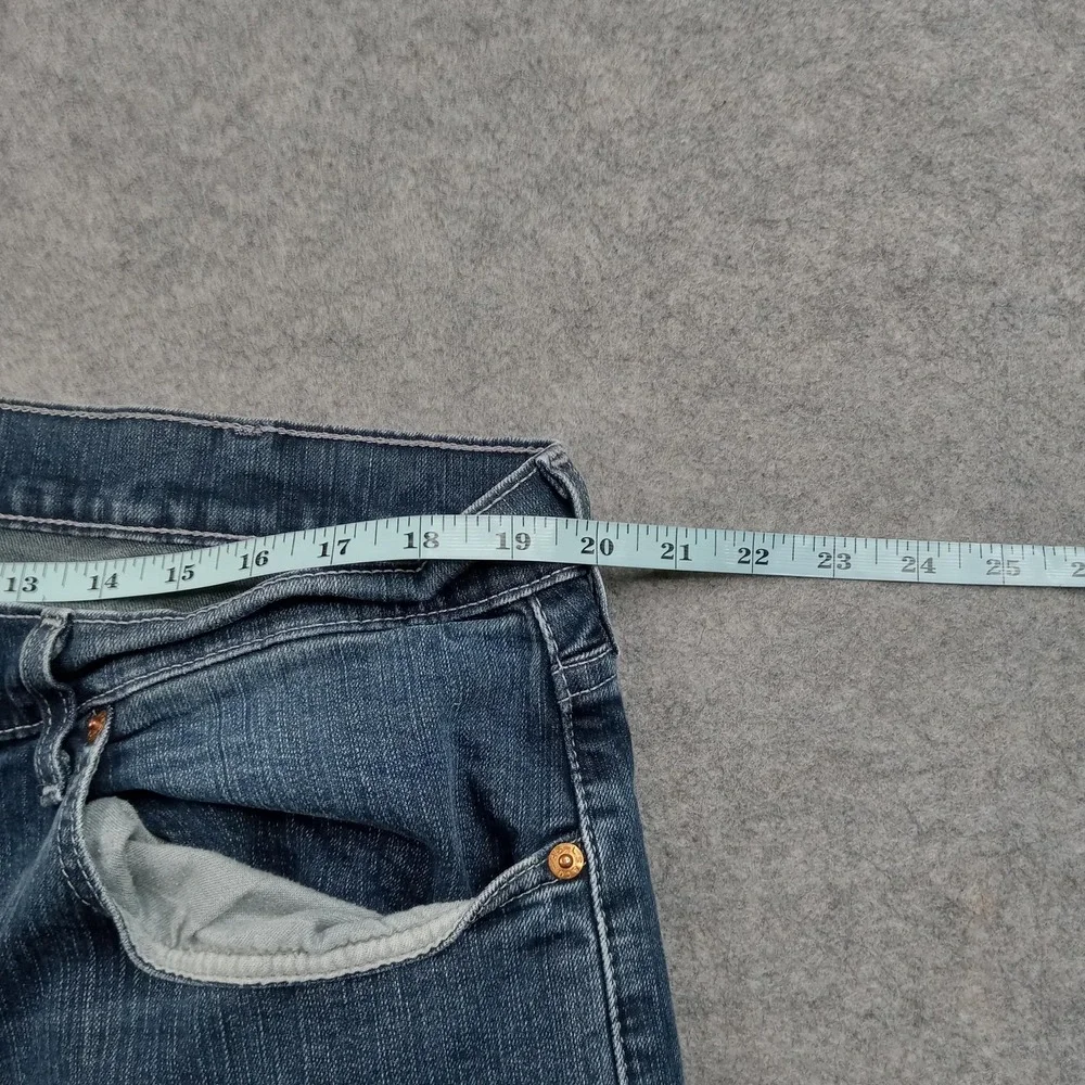 Levis 569 Jeans‎ Mens 42x29 Blue Regular Straight Stretch Denim Medium Wash